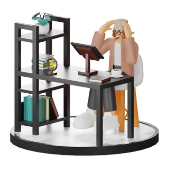 Embracing the Digital Illustrator's Lifestyle in 3D png