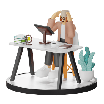Embracing the Digital Illustrator's Lifestyle in 3D png