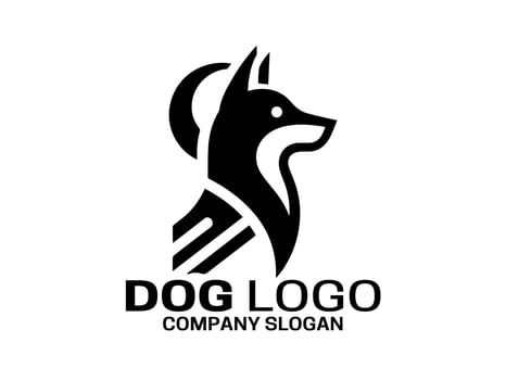 Dog Logo Design illustration vector