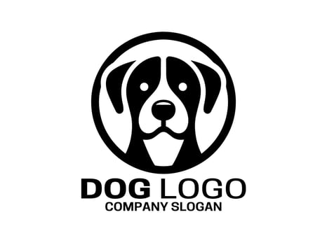 Dog Logo Design illustration vector