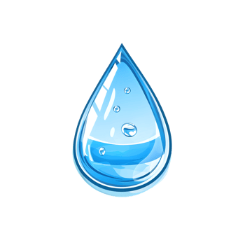 a drop of water on a transparent background png