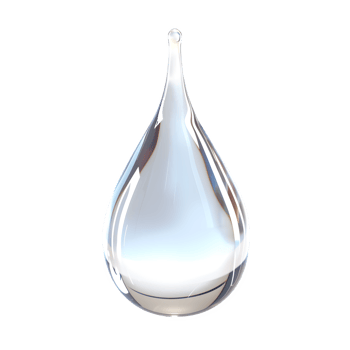 water drop isolated on transparent background png