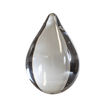 a drop of water on a transparent background png