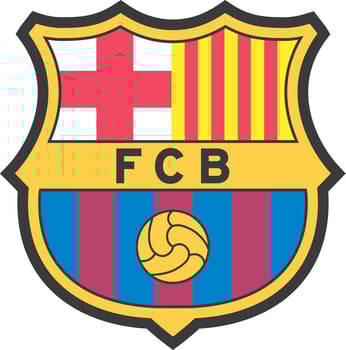 FC Barcelona Logo Design Spain Football Team vector