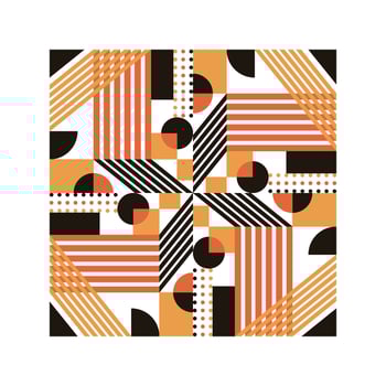 ILLUSTRATION 98 MODERN GEOMETRIC PATTERN ARTWORK vector