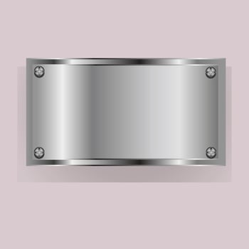 Metal Plate Background vector
