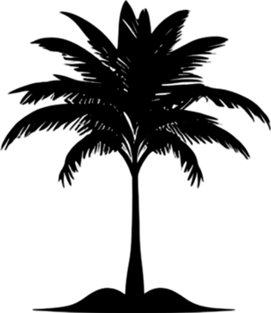 Close-up image of Tree logo. AI-Generated. png