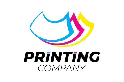 Printing Company Logo for Print Business vector