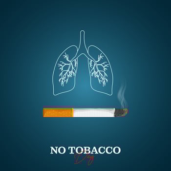 World Tobacco Day, No Smoking Day Social Media Poster Design vector