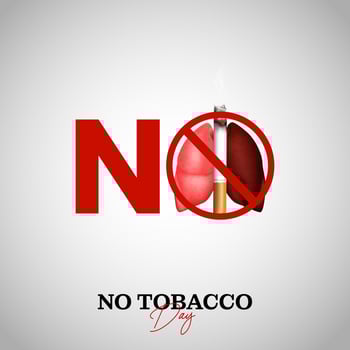 World Tobacco Day, No Smoking Day Social Media Poster Design vector