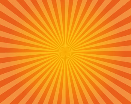 Sunburst Texture Pattern Background Orange Free vector
