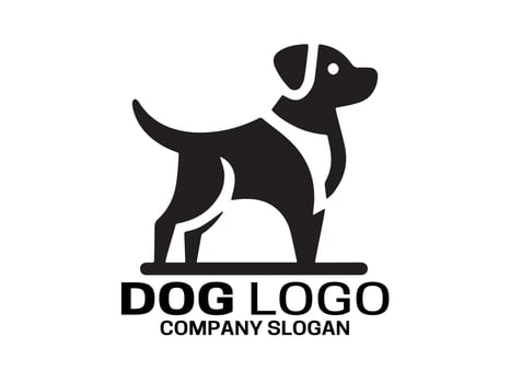Dog Icon Symbol . Dog Logo Design Template vector