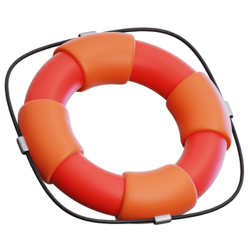 Lifebouy 3d illustration for web, app, infographic, etc png