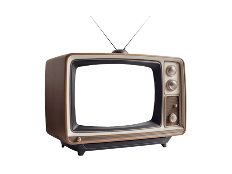 A retro TV png