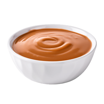 Tempting Peanut Flavor Isolated Brown Sauce on Transparent Background png