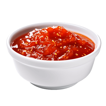 Authentic Chili Sauce Fresh Ingredients Intense Flavor png