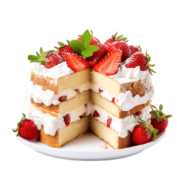 Traditional Vanilla Treat Light and Airy Sponge Delight png