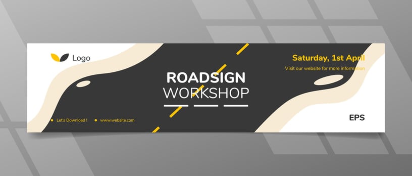 Banner design with atractive style for more promotion vector