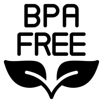 bpa free glyph icon vector