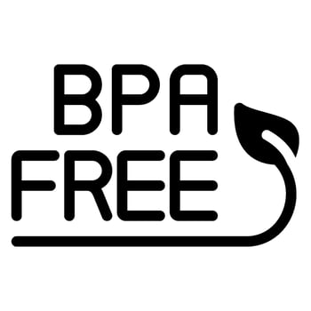 bpa free glyph icon vector