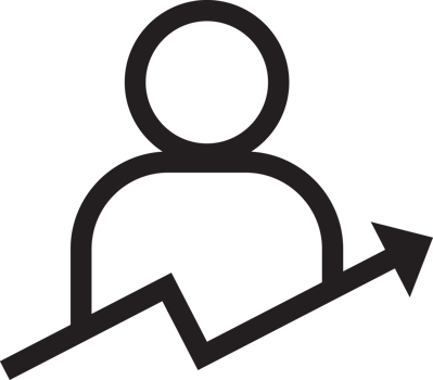 mind map man arrow line Icon. png