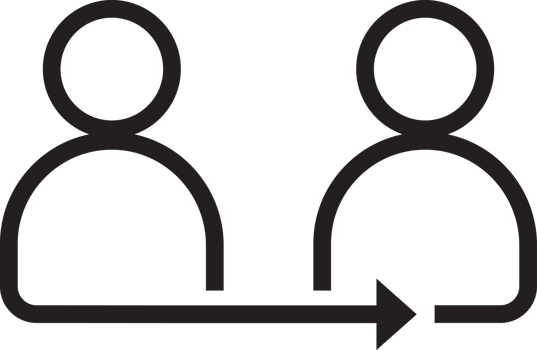 mind map man arrow line Icon. png