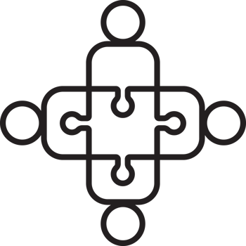 mind map man jigsaw line Icon. png
