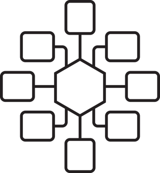 mind map square arrow line Icon. png