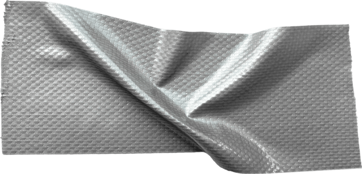 Gray Textured Crumpled Torn Duct Tape png