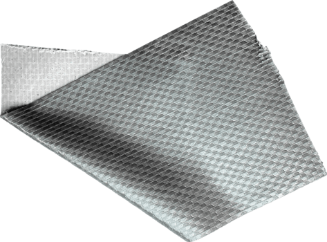 Gray Textured Crumpled Torn Duct Tape png