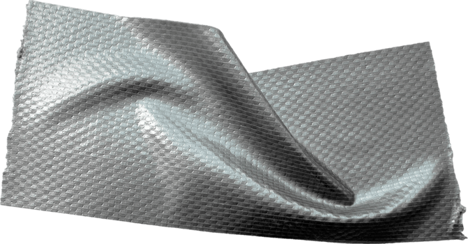 Gray Textured Crumpled Torn Duct Tape png