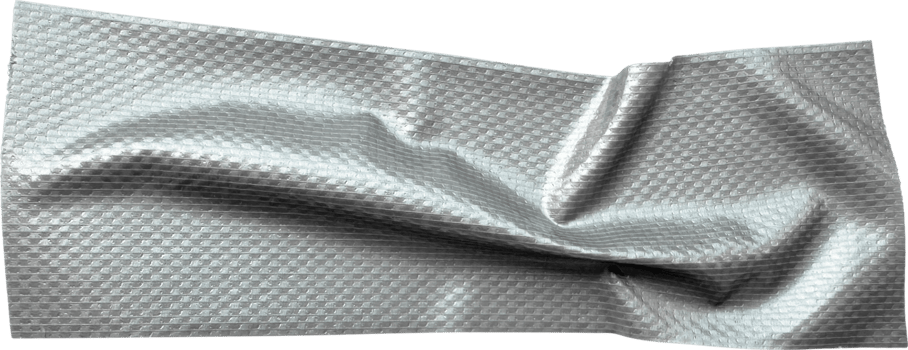 Gray Textured Crumpled Torn Duct Tape png