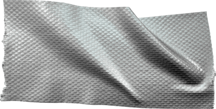 Gray Textured Crumpled Torn Duct Tape png