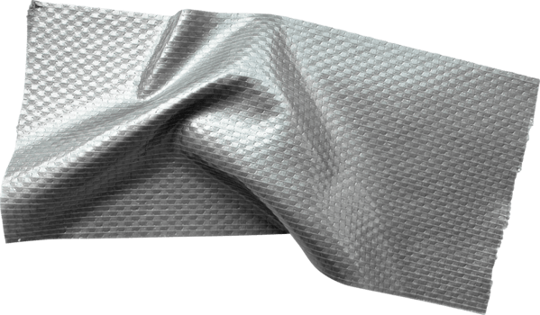 Gray Textured Crumpled Torn Duct Tape png