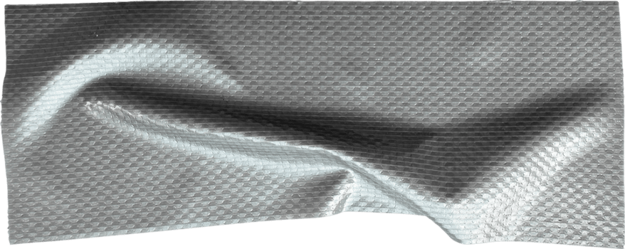 Gray Textured Crumpled Torn Duct Tape png