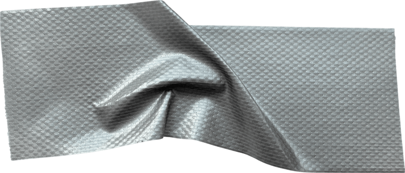 Gray Textured Crumpled Torn Duct Tape png