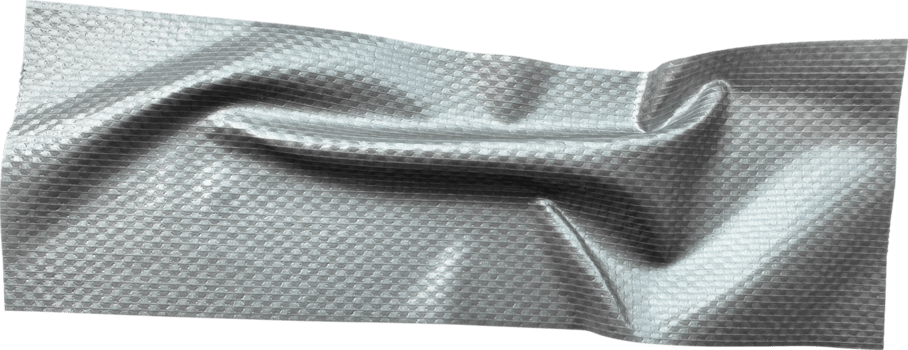 Gray Textured Crumpled Torn Duct Tape png