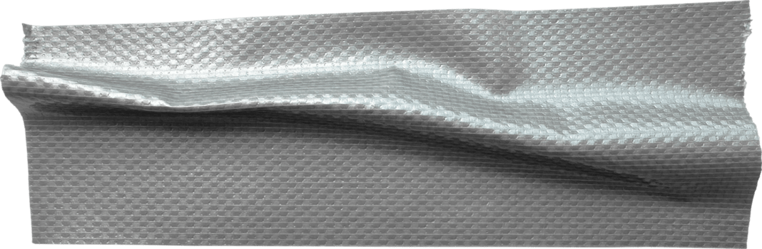 Gray Textured Crumpled Torn Duct Tape png