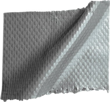 Gray Textured Crumpled Torn Duct Tape png