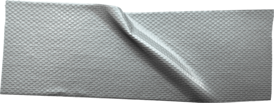 Gray Textured Crumpled Torn Duct Tape png