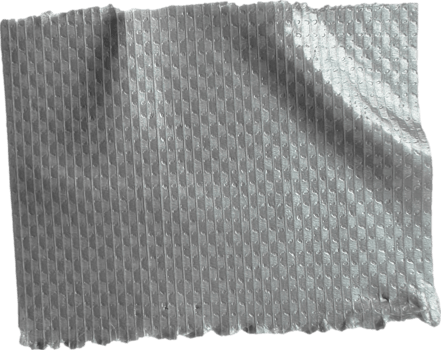 Gray Textured Crumpled Torn Duct Tape png