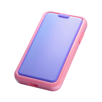 3D smartphone icon png