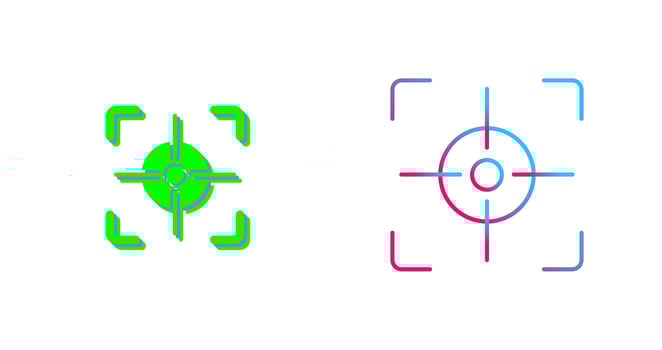 Focus Icon Design vector