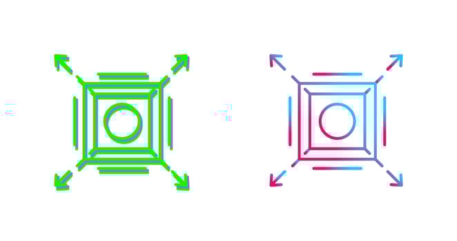 Maximize Icon Design vector