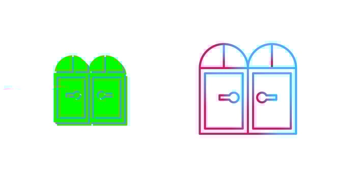 Door Icon Design vector