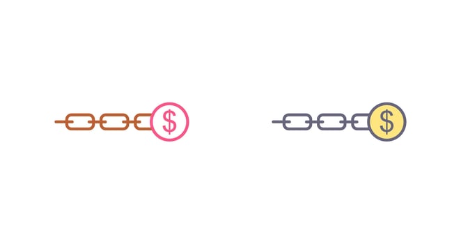 Unique Location Web Advertising Icon Design vector