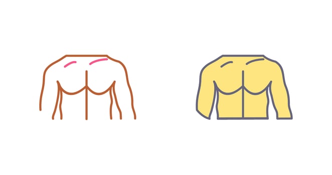 Unique Chest Icon Design vector