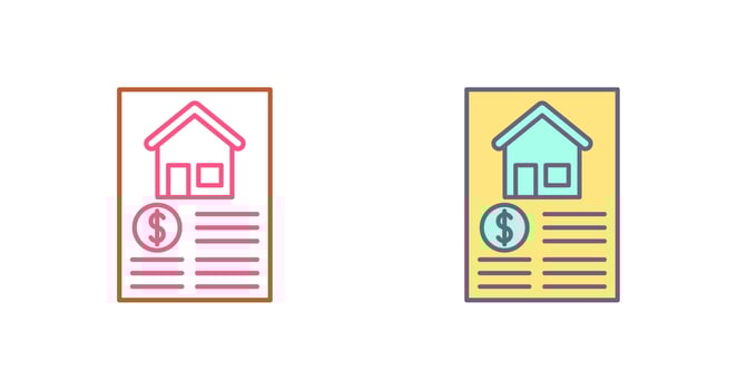 Document Icon Design vector