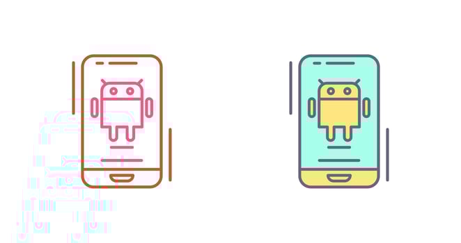 Android Icon Design vector