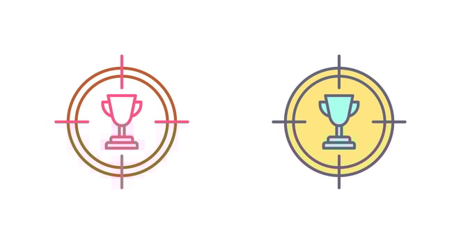 Target Icon Design vector